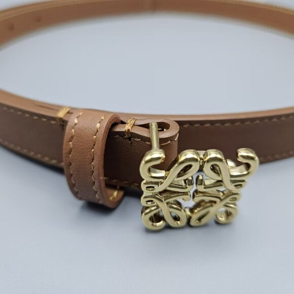 LOEWE Anagram Buckle Belt - Iconic Brown Leather main image 6